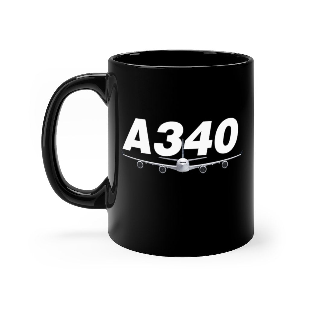 AIRBUS A340  DESIGNED MUG Printify