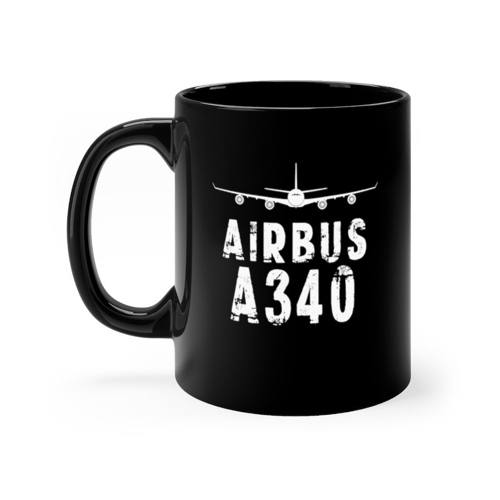 AIRBUS A340  DESIGNED MUG Printify