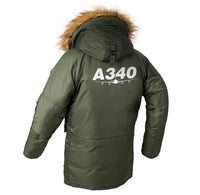 Thumbnail for AIRBUS A340 DESIGNED WINTER N3B PUFFER COAT THE AV8R