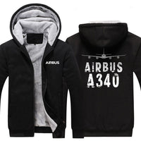 Thumbnail for AIRBUS A340 DESIGNED ZIPPER SWEATERS THE AV8R