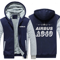 Thumbnail for AIRBUS A340 DESIGNED ZIPPER SWEATERS THE AV8R