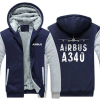 Thumbnail for AIRBUS A340 DESIGNED ZIPPER SWEATERS THE AV8R