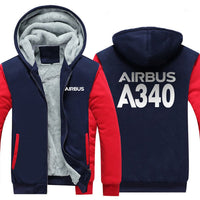 Thumbnail for AIRBUS A340 DESIGNED ZIPPER SWEATERS THE AV8R