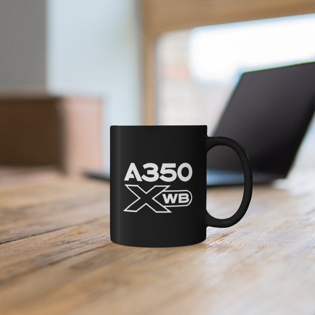 AIRBUS A350  DESIGNED MUG Printify