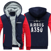 Thumbnail for AIRBUS A350 DESIGNED ZIPPER SWEATERS THE AV8R