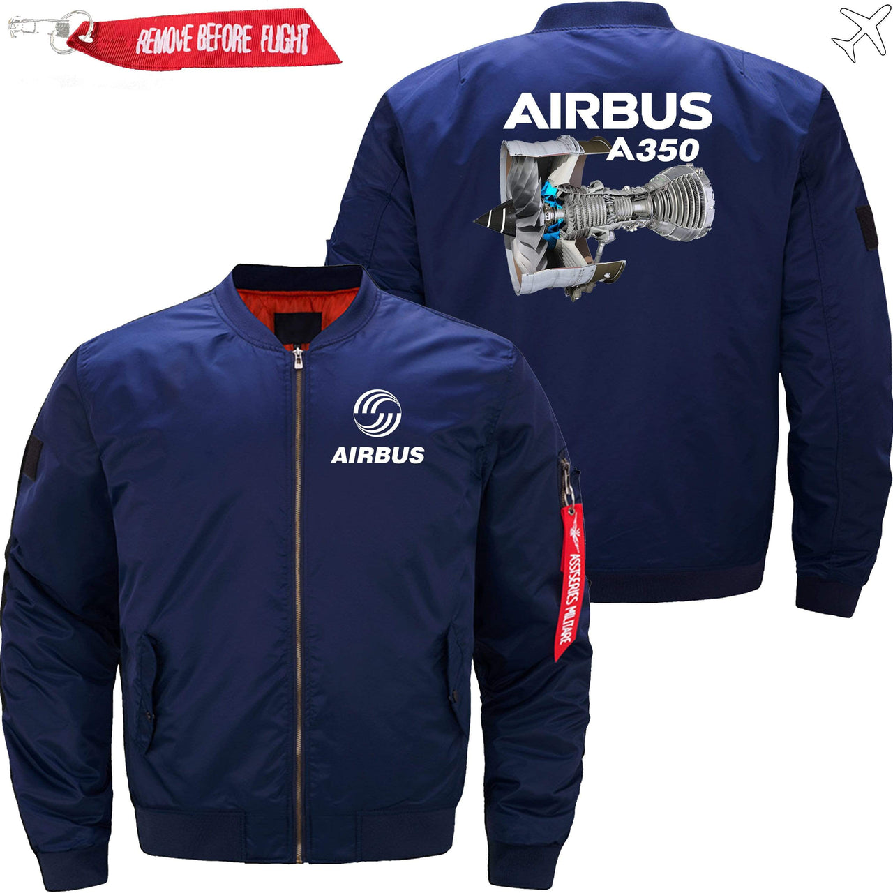 AIRBUS A350 Ma-1 Bomber Jacket Flight Jacket Aviator Jacket THE AV8R