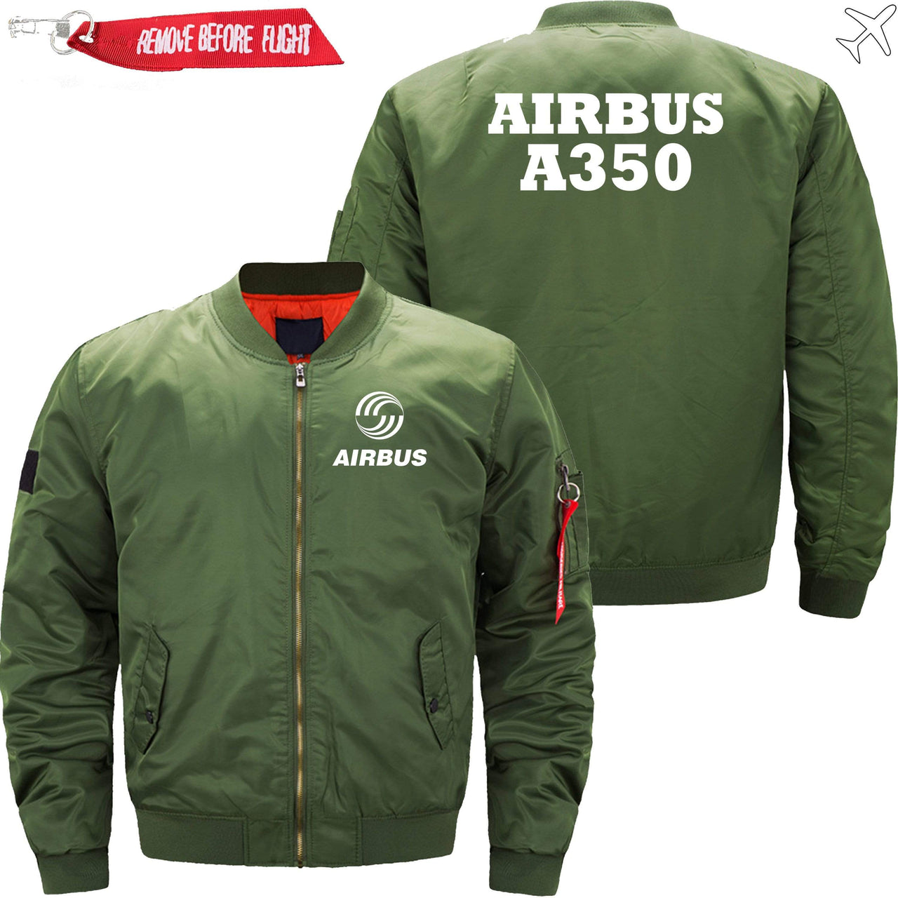 AIRBUS A350 Ma-1 Bomber Jacket Flight Jacket Aviator Jacket THE AV8R