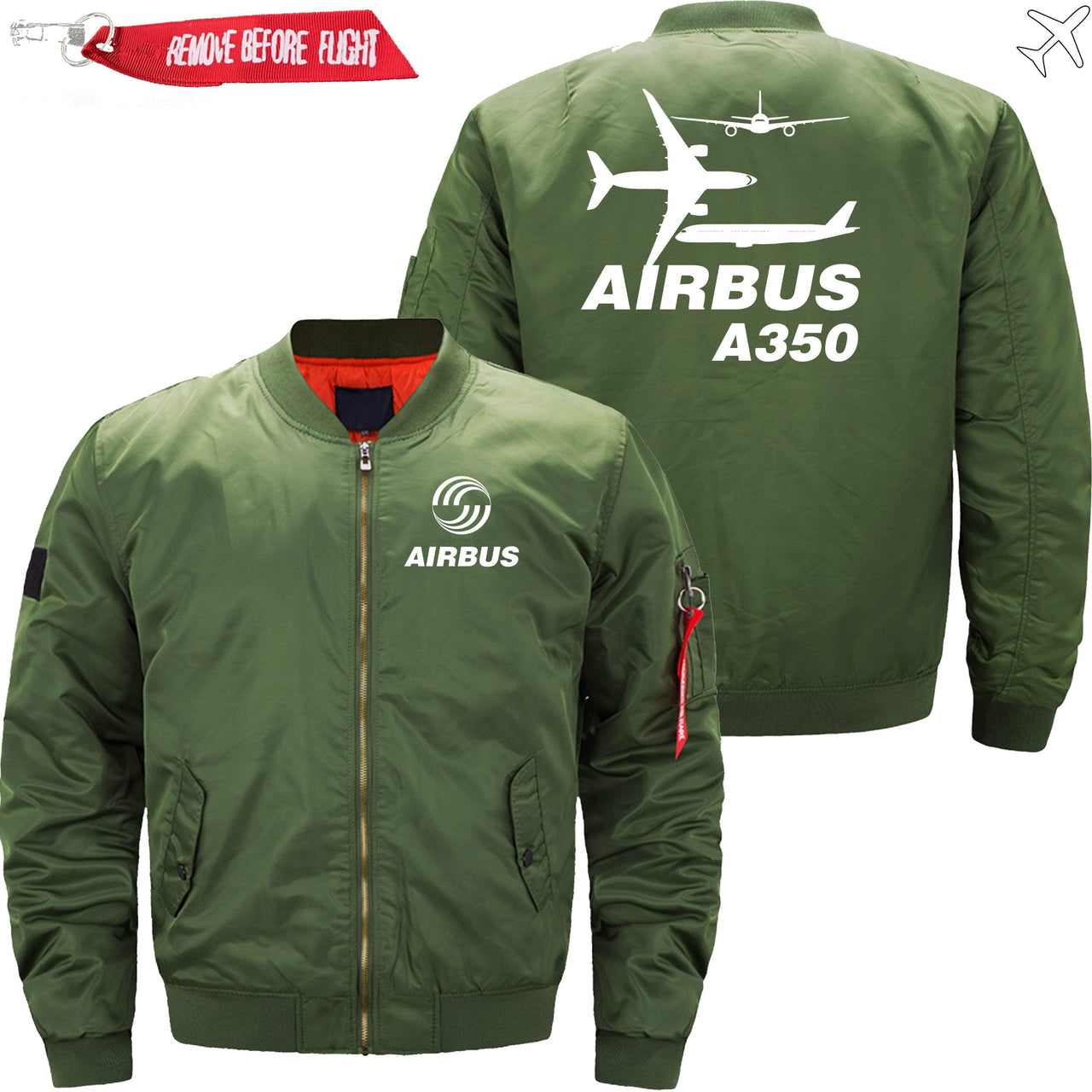 AIRBUS A350 Ma-1 Bomber Jacket Flight Jacket Aviator Jacket THE AV8R