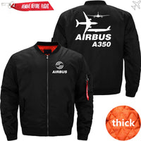 Thumbnail for AIRBUS A350 Ma-1 Bomber Jacket Flight Jacket Aviator Jacket THE AV8R