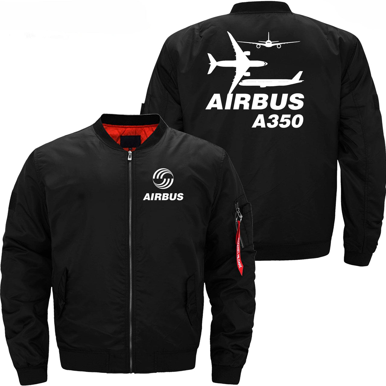 AIRBUS A350 Ma-1 Bomber Jacket Flight Jacket Aviator Jacket THE AV8R