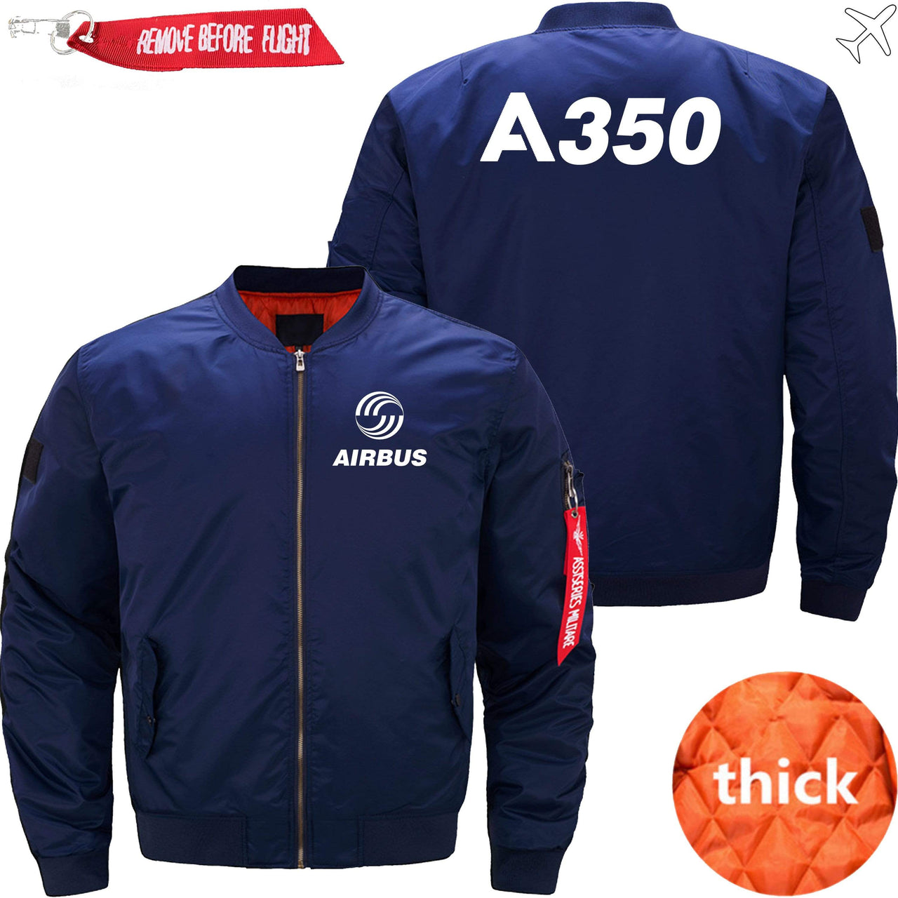 AIRBUS A350 Ma-1 Bomber Jacket Flight Jacket Aviator Jacket THE AV8R