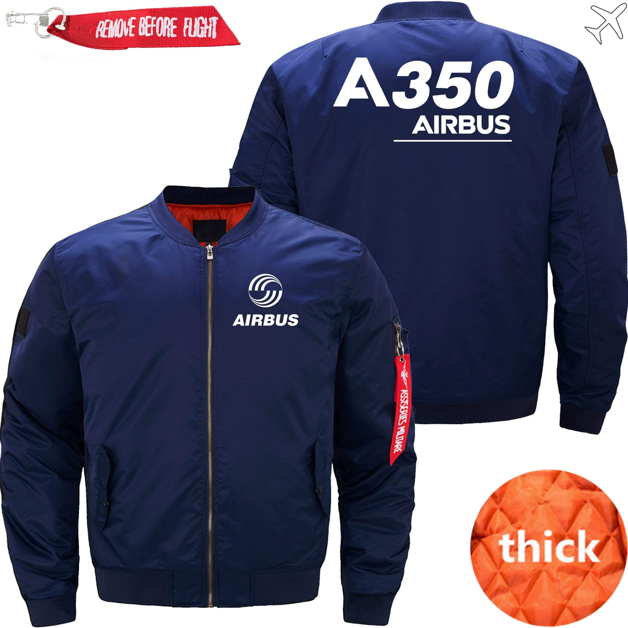 AIRBUS A350 Ma-1 Bomber Jacket Flight Jacket Aviator Jacket THE AV8R