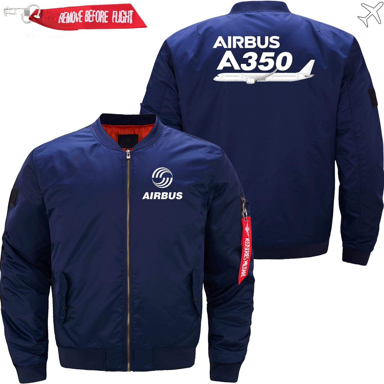 AIRBUS A350 Ma-1 Bomber Jacket Flight Jacket Aviator Jacket THE AV8R