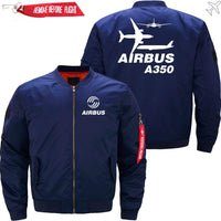 Thumbnail for AIRBUS A350 Ma-1 Bomber Jacket Flight Jacket Aviator Jacket THE AV8R