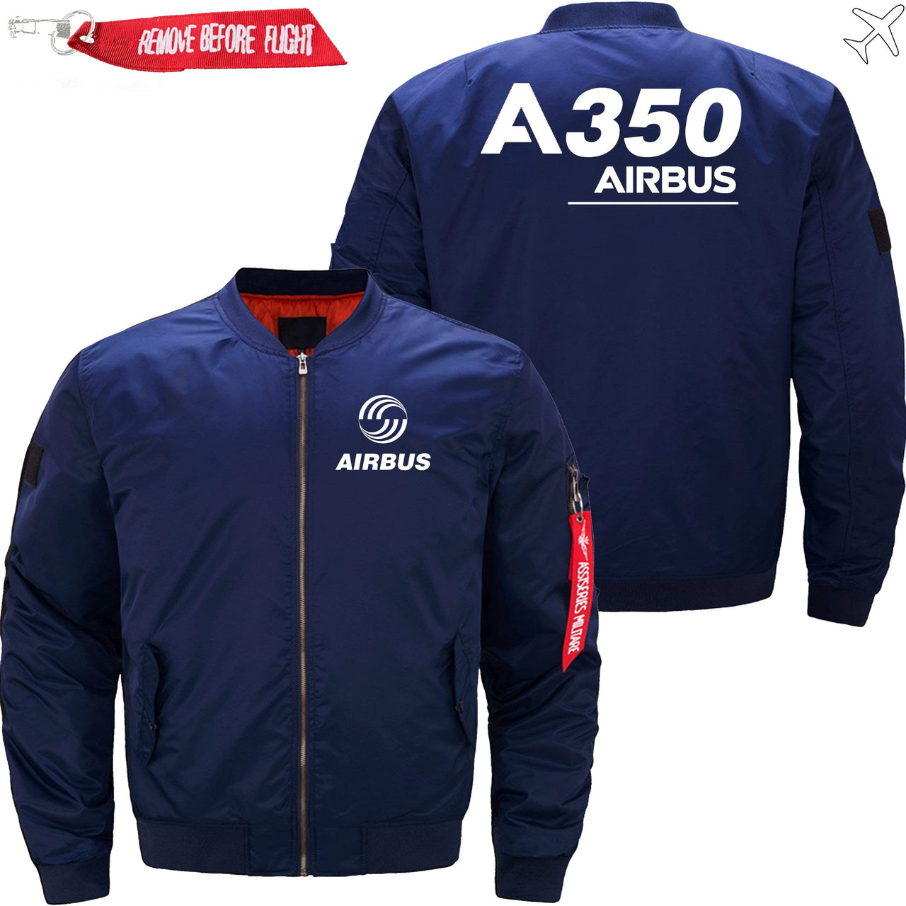 AIRBUS A350 Ma-1 Bomber Jacket Flight Jacket Aviator Jacket THE AV8R