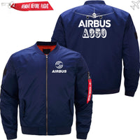 Thumbnail for AIRBUS A350 Ma-1 Bomber Jacket Flight Jacket Aviator Jacket THE AV8R