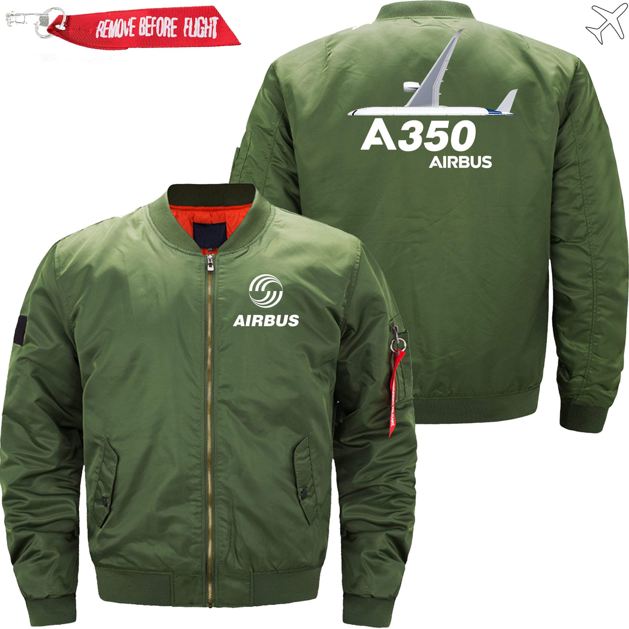 AIRBUS A350 Ma-1 Bomber Jacket Flight Jacket Aviator Jacket THE AV8R