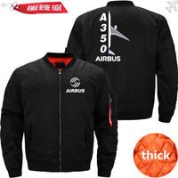 Thumbnail for AIRBUS A350 Ma-1 Bomber Jacket Flight Jacket Aviator Jacket THE AV8R