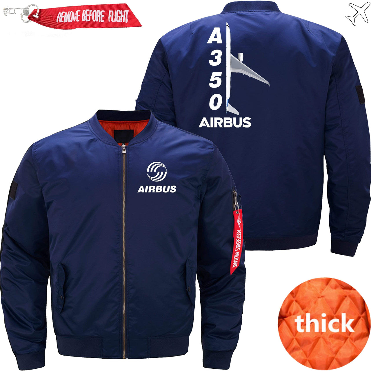 AIRBUS A350 Ma-1 Bomber Jacket Flight Jacket Aviator Jacket THE AV8R