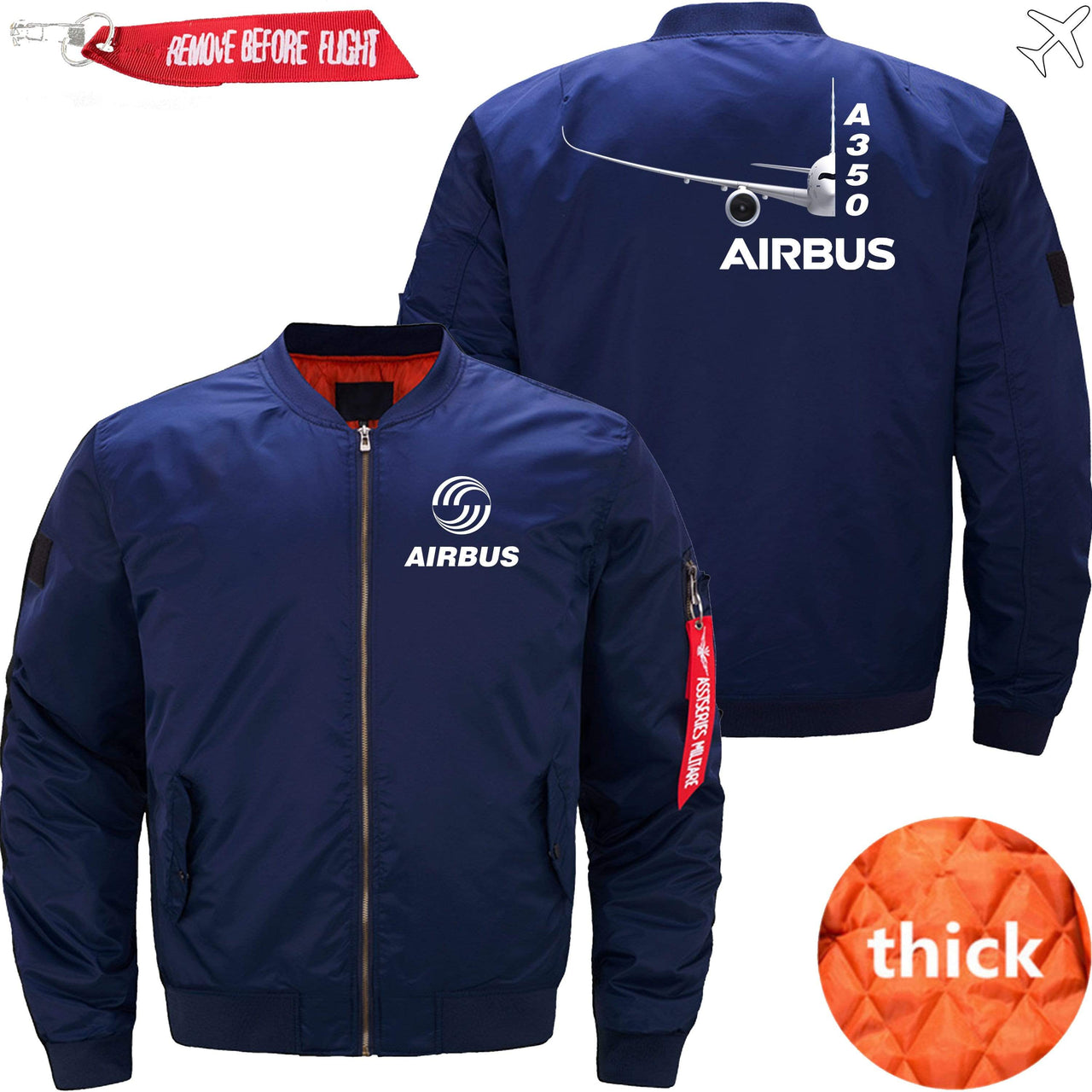 AIRBUS A350XWB Ma-1 Bomber Jacket Flight Jacket Aviator Jacket THE AV8R