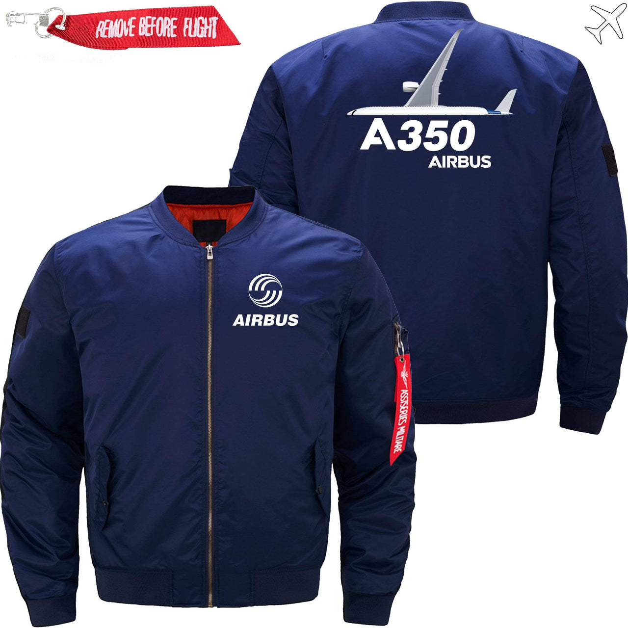 AIRBUS A350 Ma-1 Bomber Jacket Flight Jacket Aviator Jacket THE AV8R