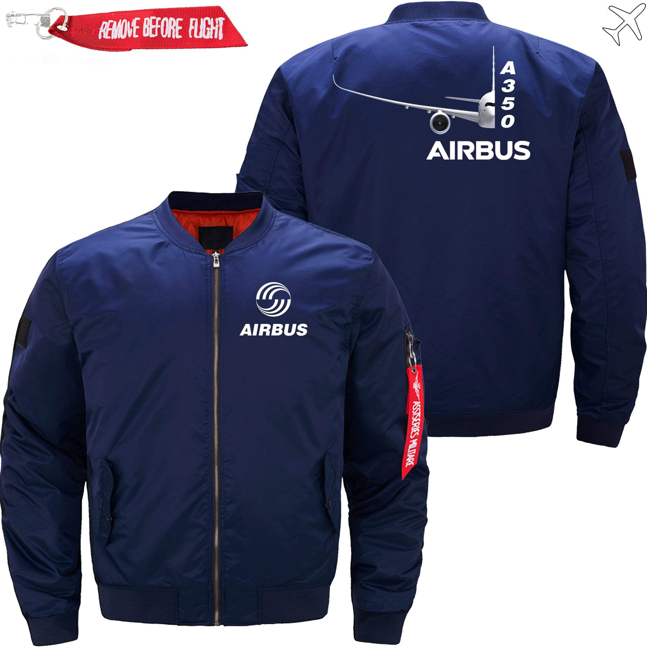 AIRBUS A350XWB Ma-1 Bomber Jacket Flight Jacket Aviator Jacket THE AV8R