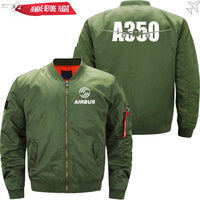 Thumbnail for AIRBUS A350 Ma-1 Bomber Jacket Flight Jacket Aviator Jacket THE AV8R