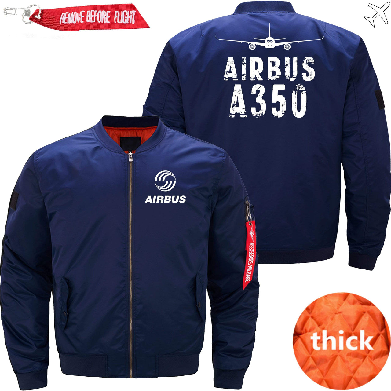 AIRBUS A350 Ma-1 Bomber Jacket Flight Jacket Aviator Jacket THE AV8R