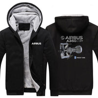 Thumbnail for AIRBUS A350XWB DESIGNED ZIPPER SWEATERS THE AV8R