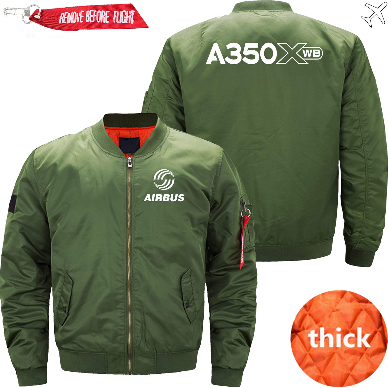 AIRBUS A350XWB Ma-1 Bomber Jacket Flight Jacket Aviator Jacket THE AV8R