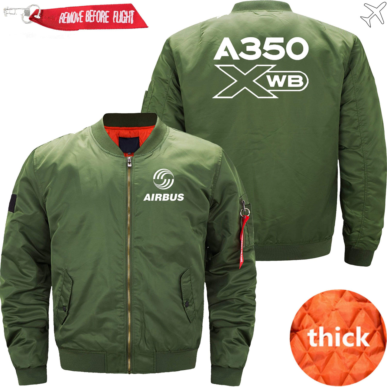 AIRBUS A350XWB Ma-1 Bomber Jacket Flight Jacket Aviator Jacket THE AV8R