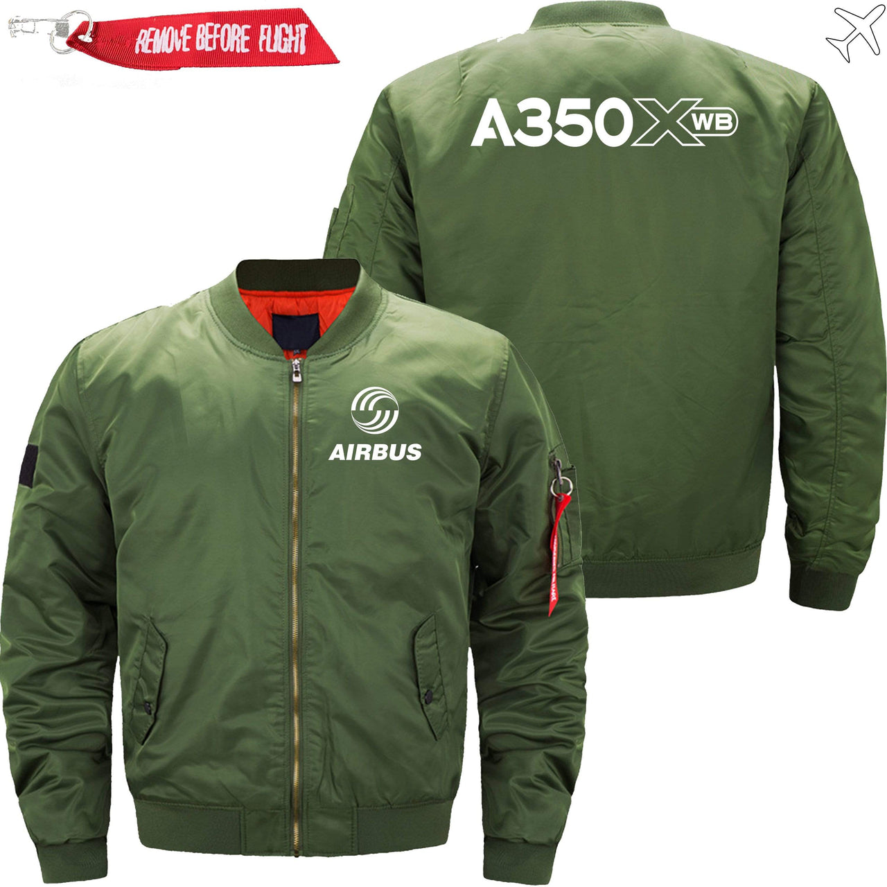 AIRBUS A350XWB Ma-1 Bomber Jacket Flight Jacket Aviator Jacket THE AV8R