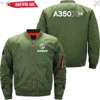 Thumbnail for AIRBUS A350XWB Ma-1 Bomber Jacket Flight Jacket Aviator Jacket THE AV8R