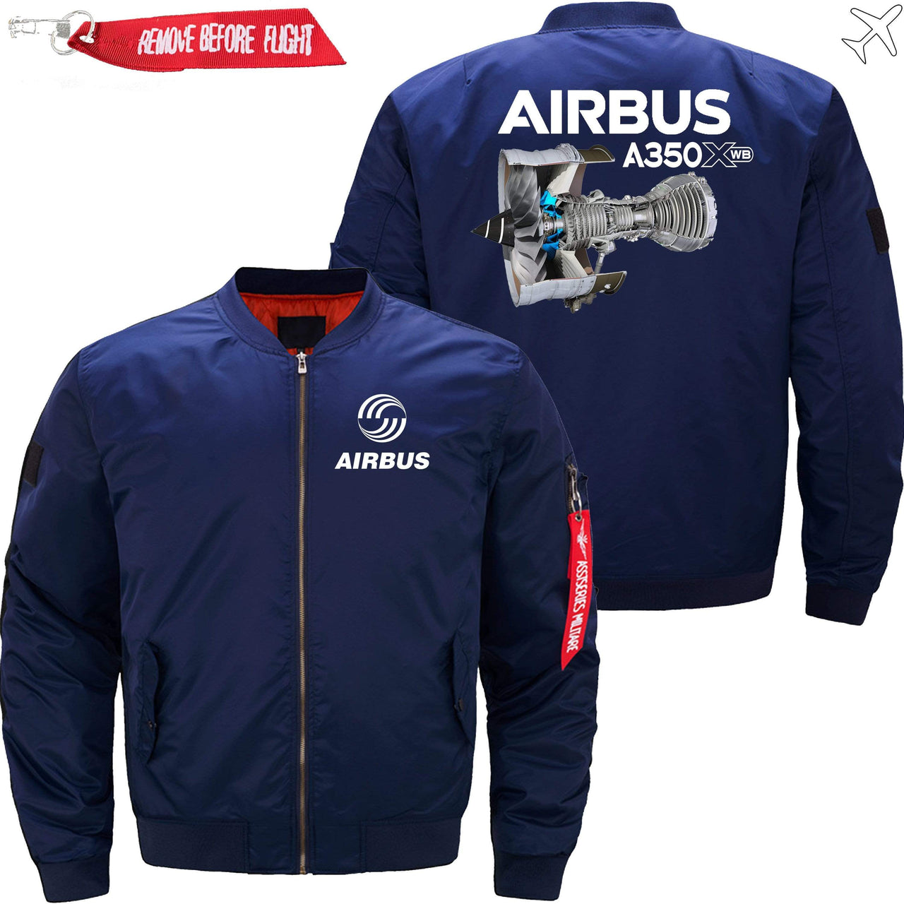 AIRBUS A350XWB Ma-1 Bomber Jacket Flight Jacket Aviator Jacket THE AV8R