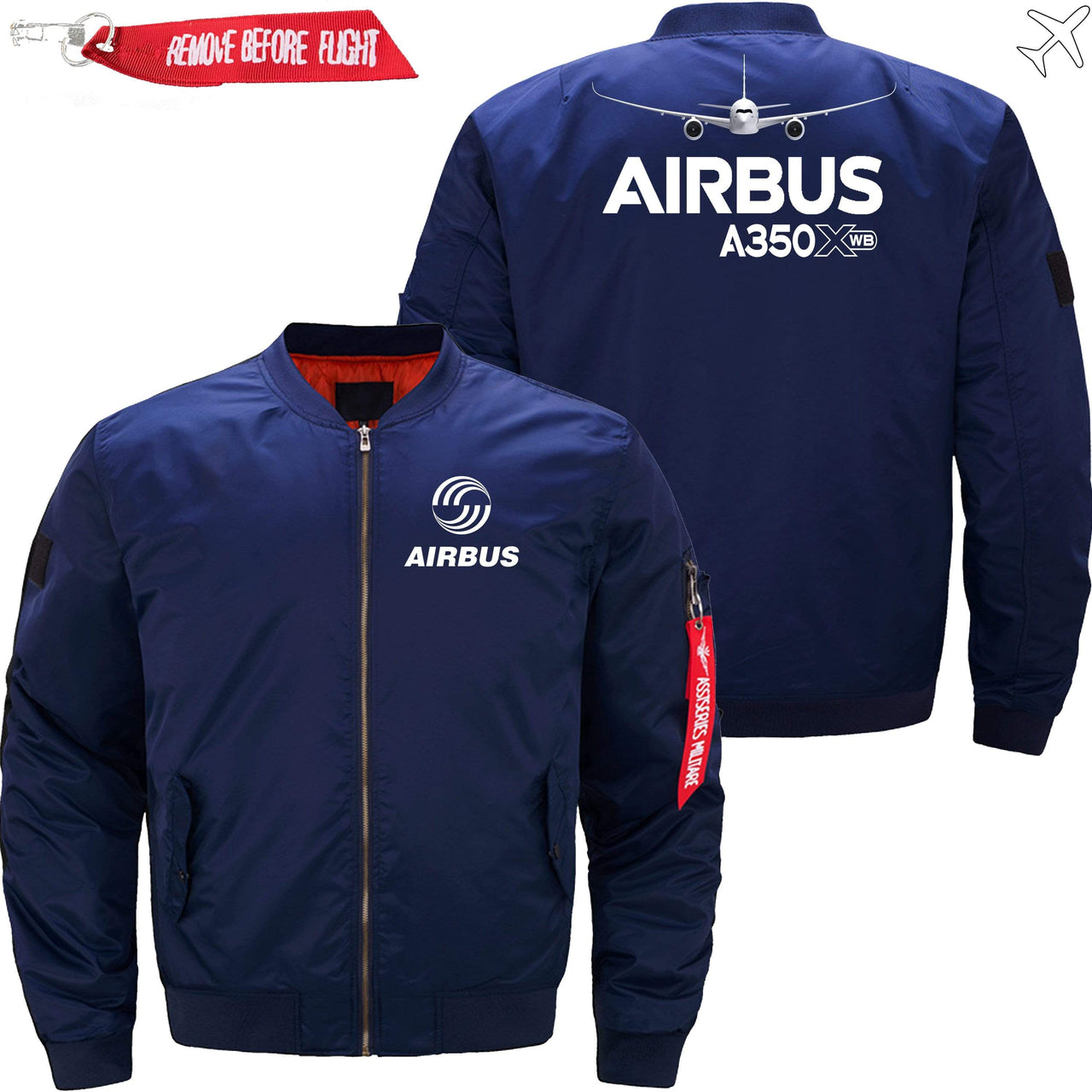 airbus a350xwb bomber flight aviator jacket,