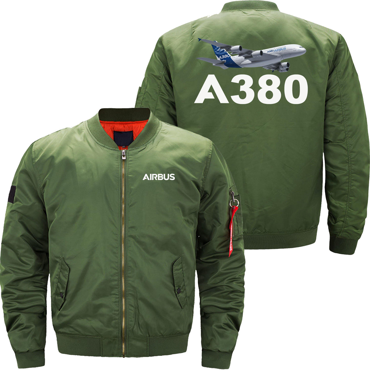 AIRBUS A380 Ma-1 Bomber Jacket Flight Jacket Aviator Jacket THE AV8R