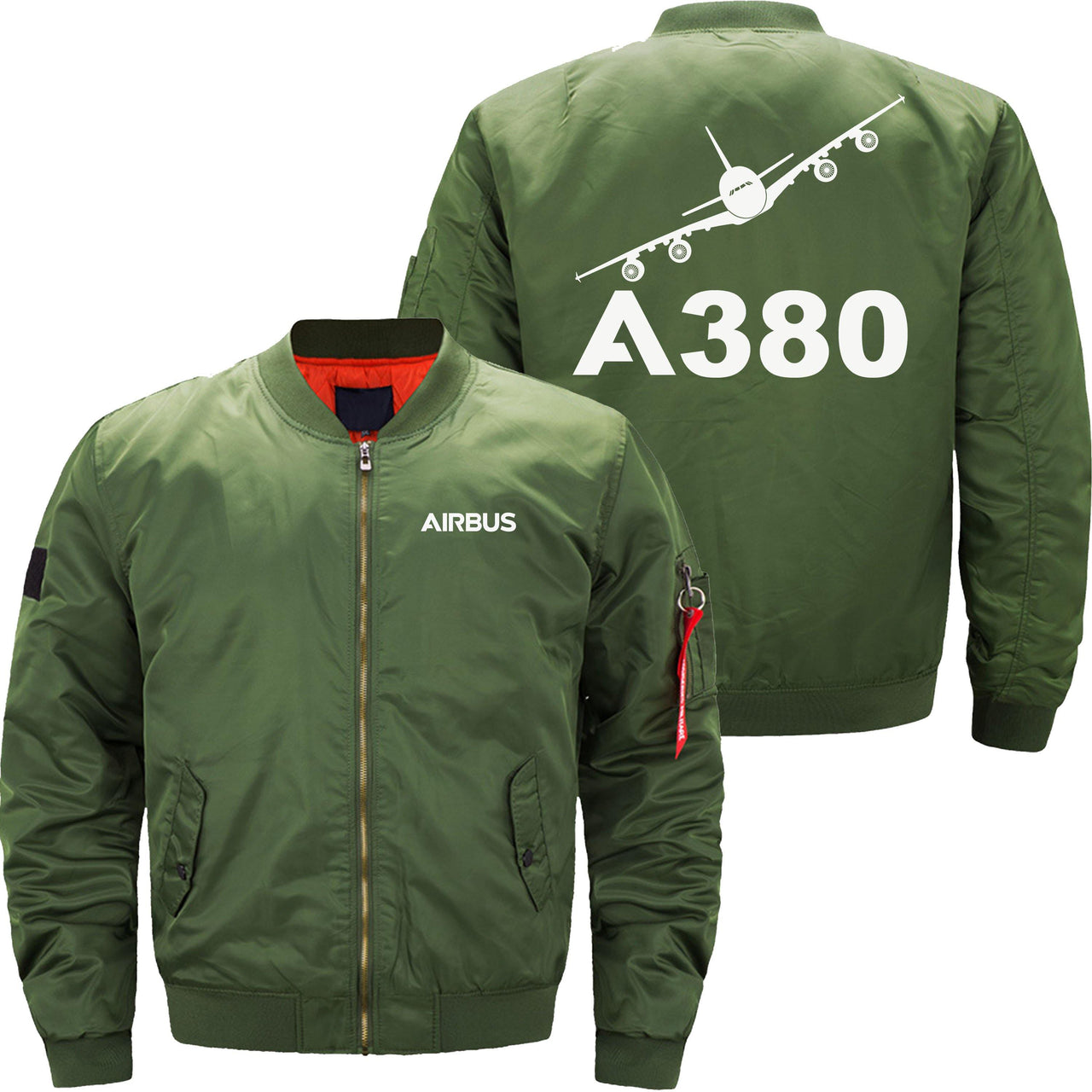 AIRBUS A380 Ma-1 Bomber Jacket Flight Jacket Aviator Jacket THE AV8R