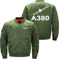 Thumbnail for AIRBUS A380 Ma-1 Bomber Jacket Flight Jacket Aviator Jacket THE AV8R