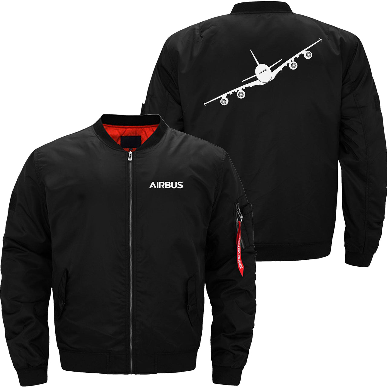 AIRBUS A380 Ma-1 Bomber Jacket Flight Jacket Aviator Jacket THE AV8R