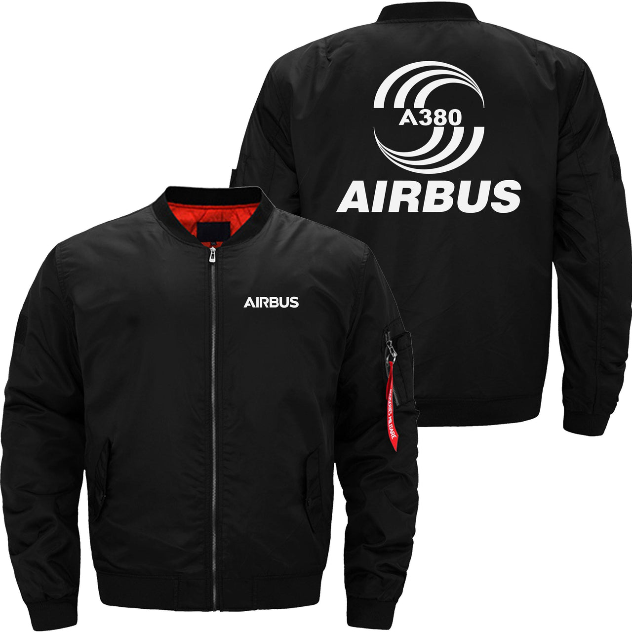 AIRBUS A380 Ma-1 Bomber Jacket Flight Jacket Aviator Jacket THE AV8R