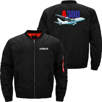 Thumbnail for AIRBUS A380 Ma-1 Bomber Jacket Flight Jacket Aviator Jacket THE AV8R