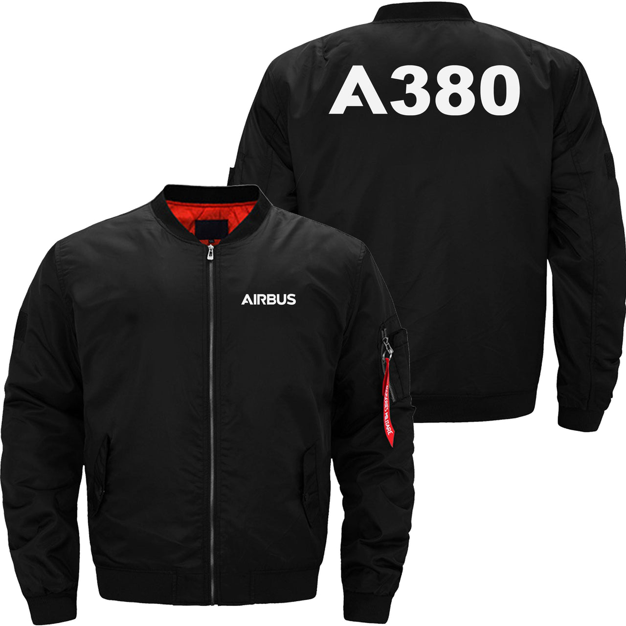 AIRBUS A380 Ma-1 Bomber Jacket Flight Jacket Aviator Jacket THE AV8R