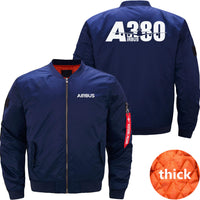 Thumbnail for AIRBUS A380 Ma-1 Bomber Jacket Flight Jacket Aviator Jacket THE AV8R