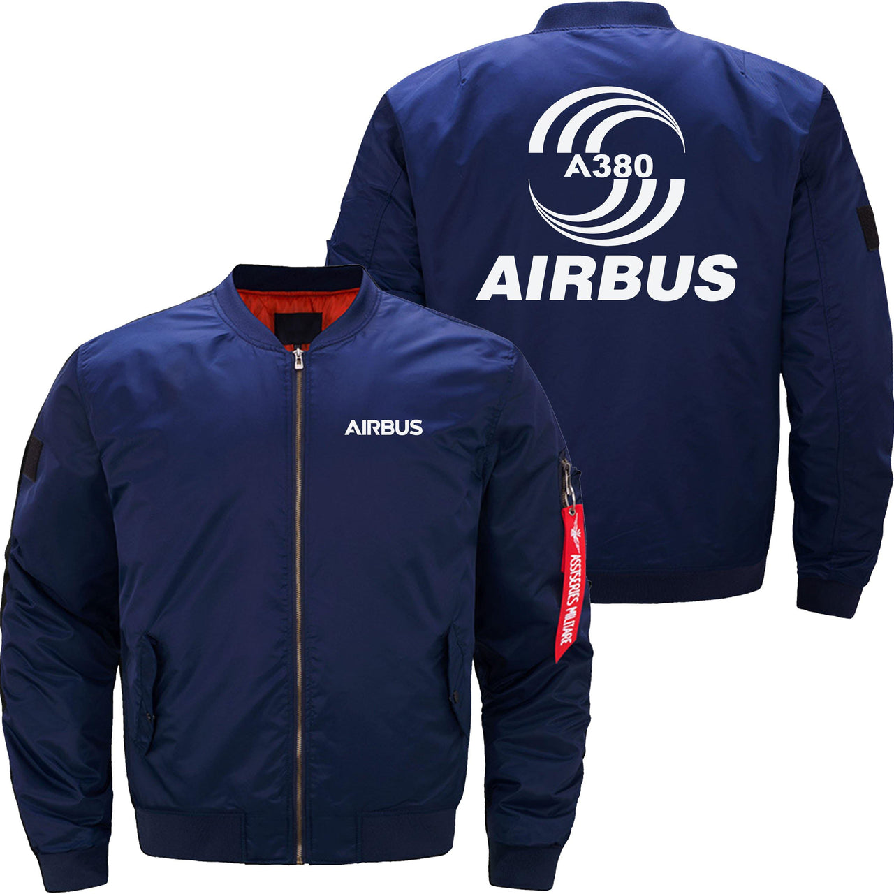 AIRBUS A380 Ma-1 Bomber Jacket Flight Jacket Aviator Jacket THE AV8R