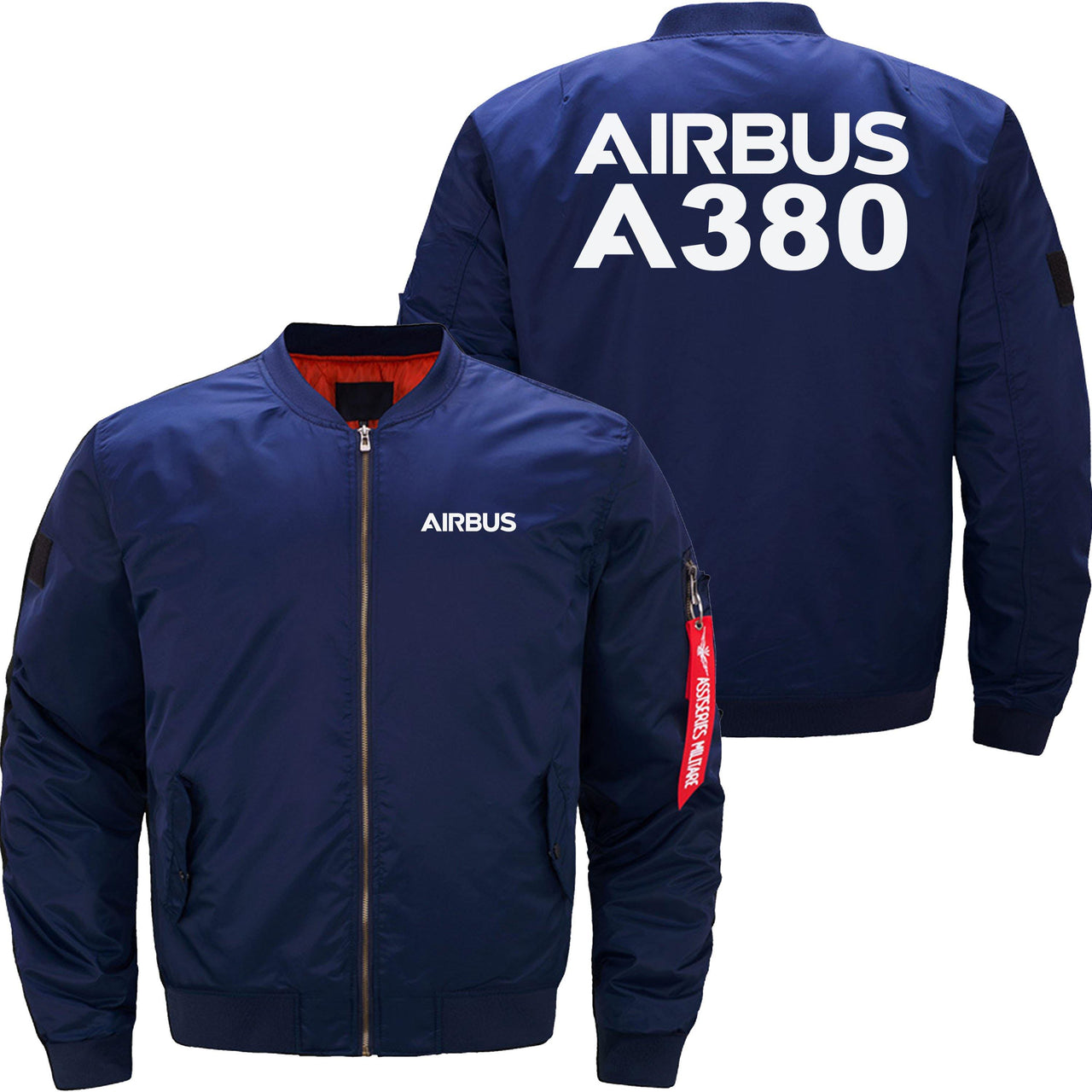 AIRBUS A380 Ma-1 Bomber Jacket Flight Jacket Aviator Jacket THE AV8R