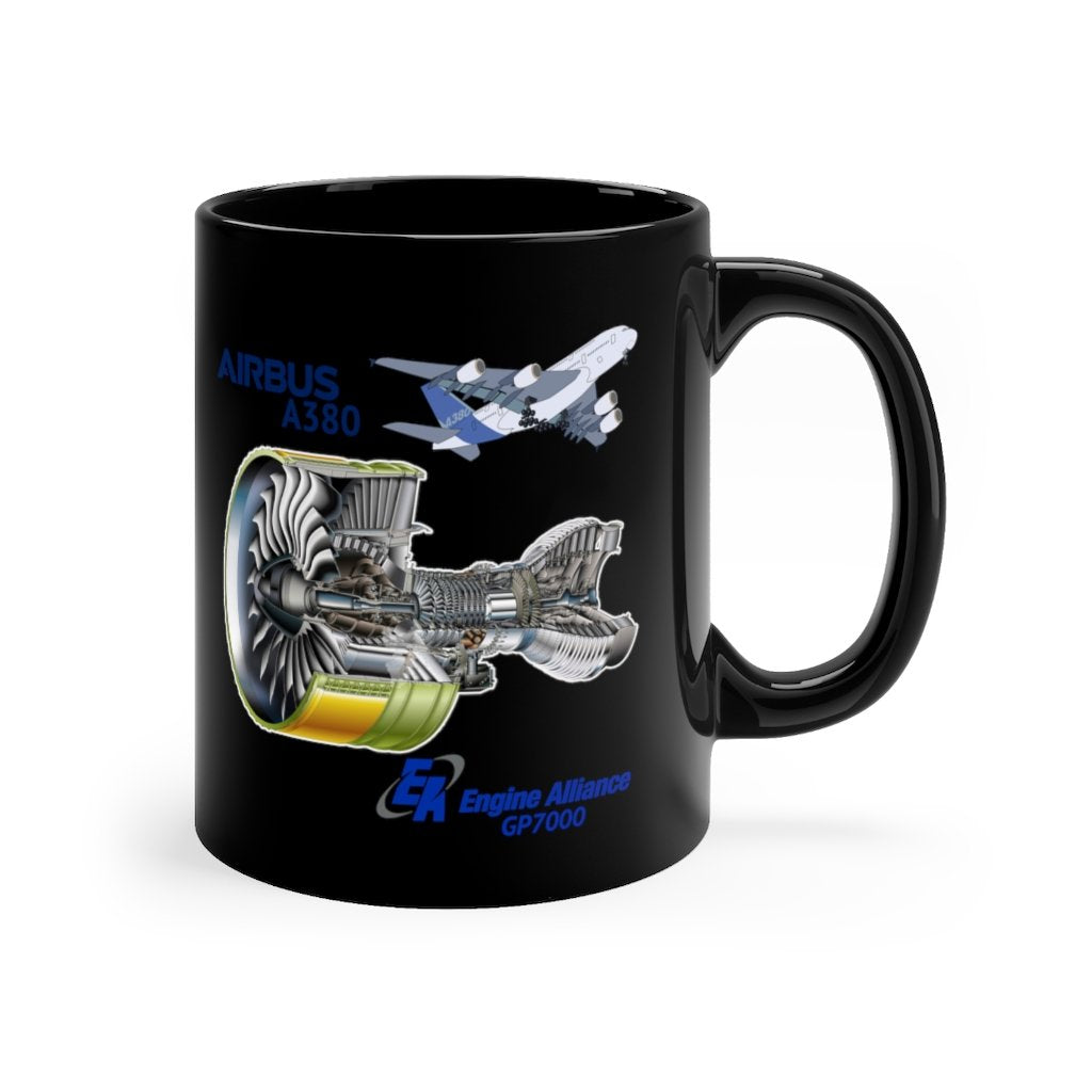 AIRBUS A380  DESIGNED MUG Printify