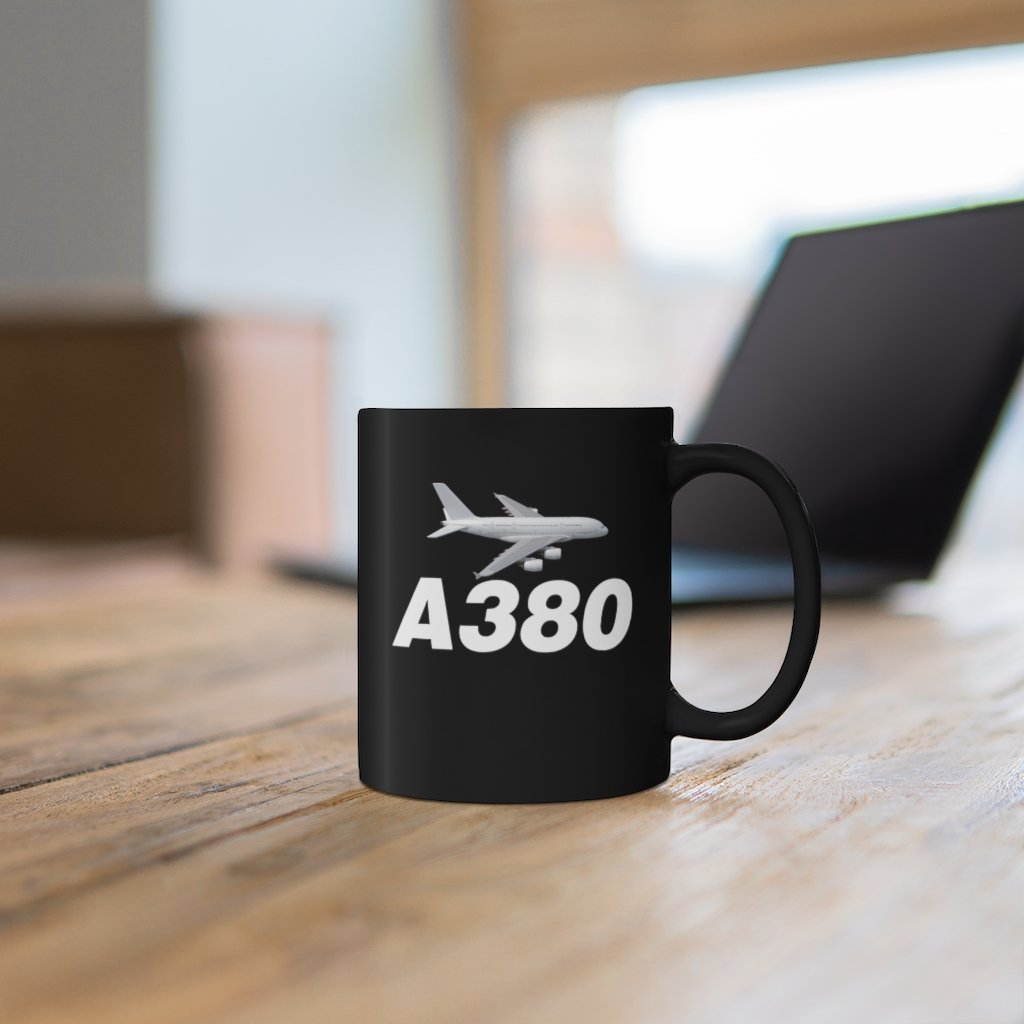 AIRBUS A380  DESIGNED MUG Printify