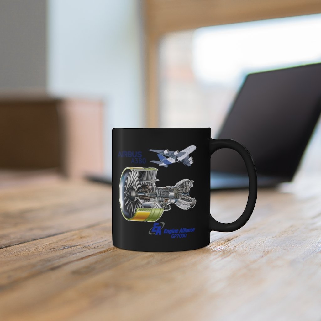 AIRBUS A380  DESIGNED MUG Printify