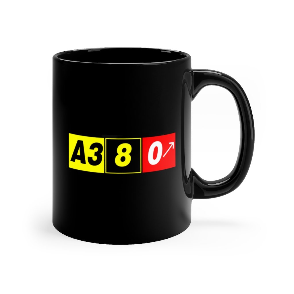 AIRBUS A380  DESIGNED MUG Printify