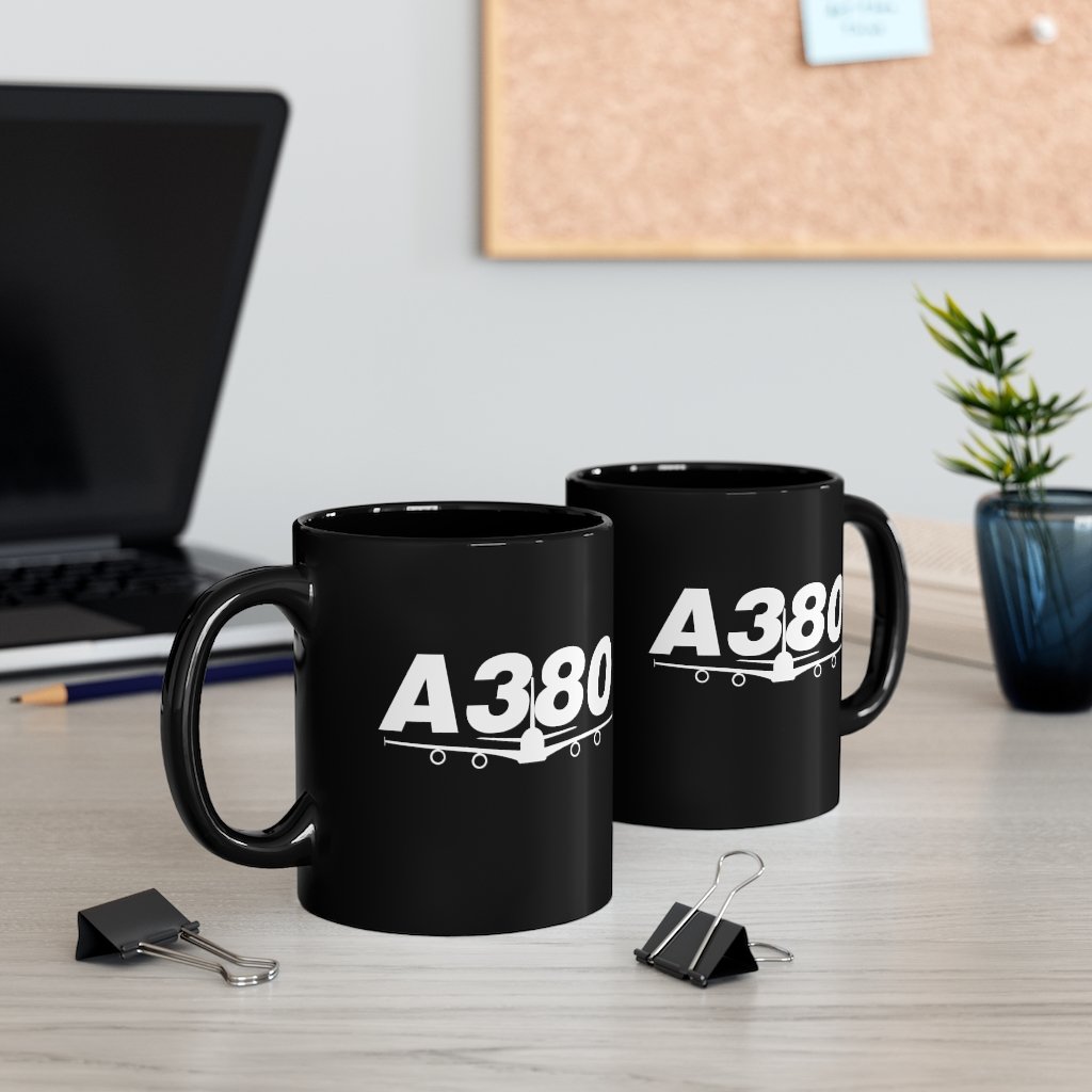 AIRBUS A380  DESIGNED MUG Printify